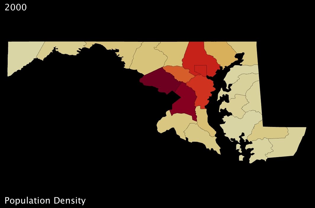 maryland counties population density 2