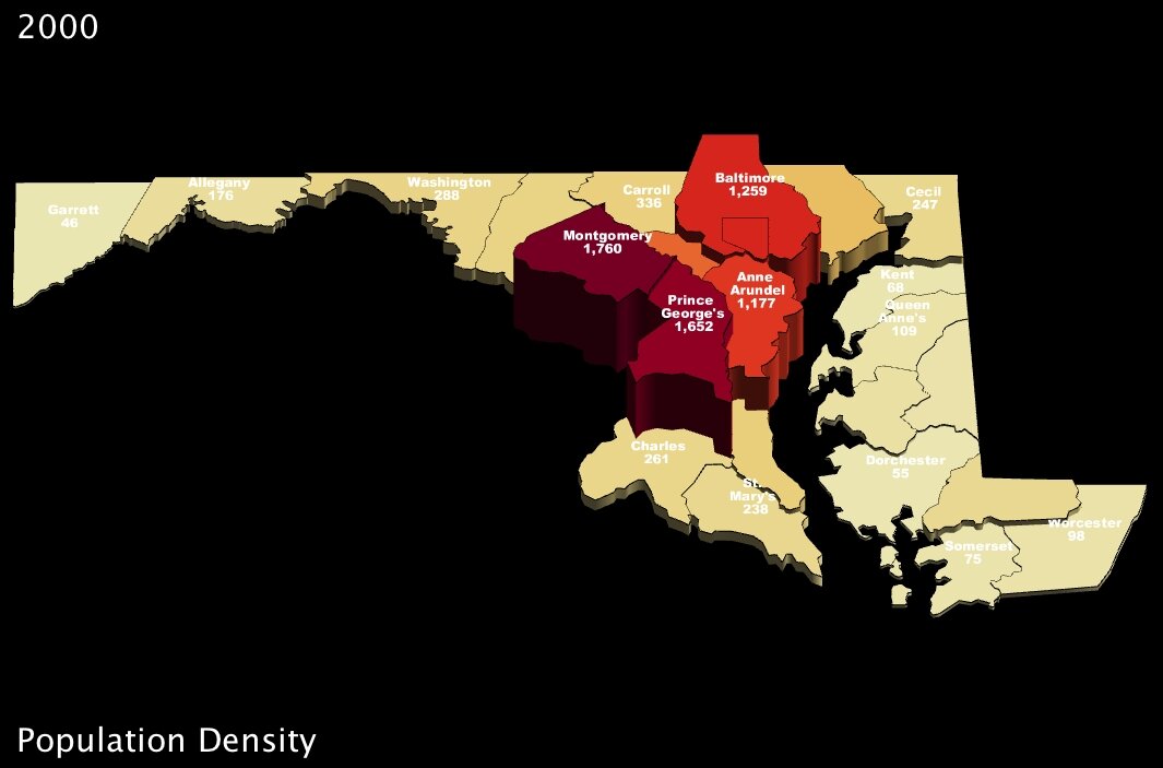 maryland counties population density 3
