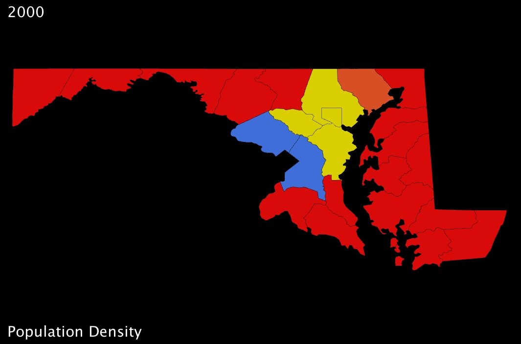maryland counties population density 1