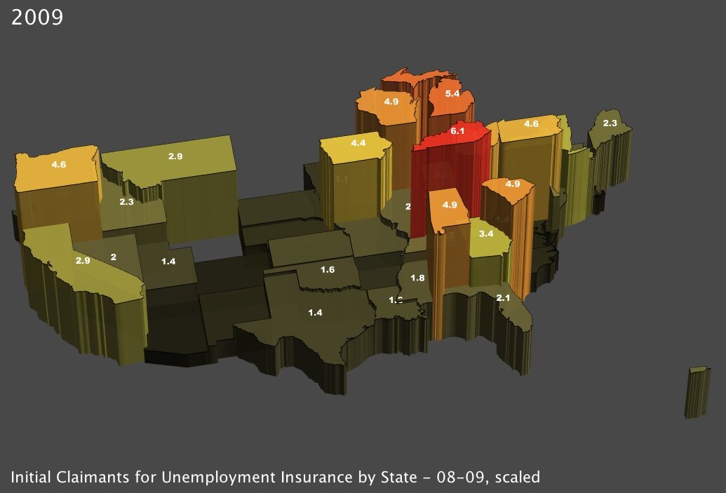 Initial Claimants for Unemployment Insurance in January 2009